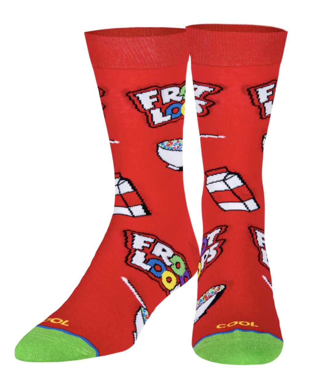 Men's Froot Loops Cereal Bowl Socks