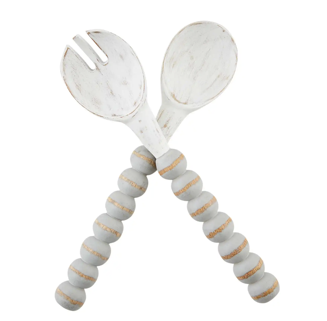 Gray Wooden Serving Set