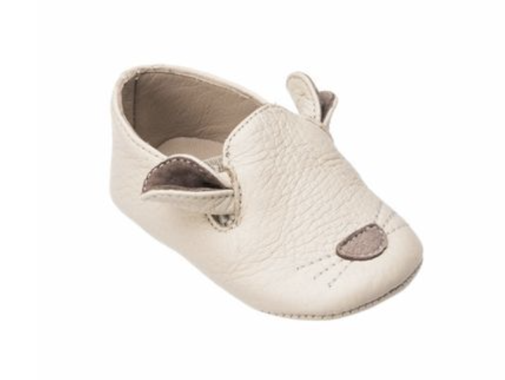 Moosie Baby Slippers - Cream