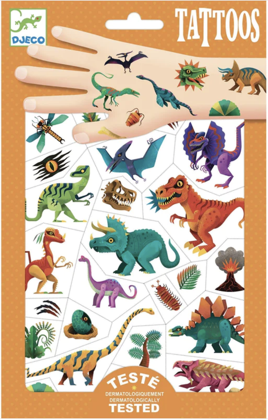 Dinosaur Temporary Tattoos