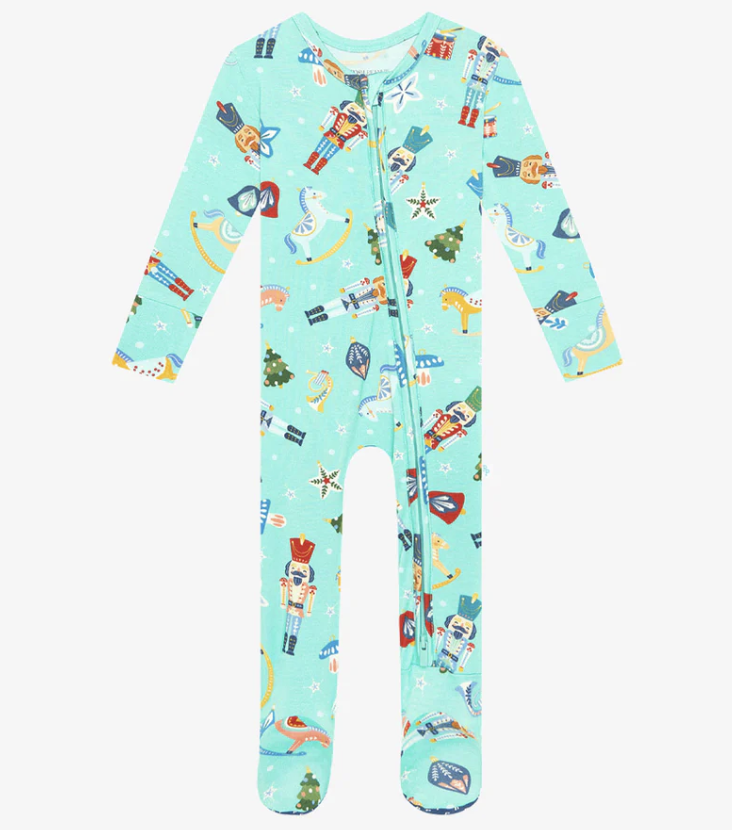 Posh Peanut Fritz Footie Zippered One Piece