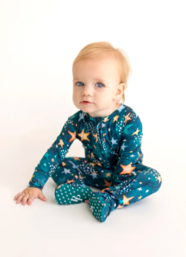 Posh Peanut Rogan Footie Zippered One Piece