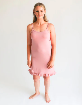 Posh Peanut Dusty Rose Women's Sleeveless Slip Dress – Expectations of Brookhaven