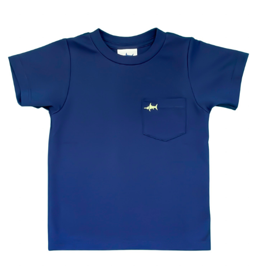 SBC Signature Pima Pocket Tee Navy