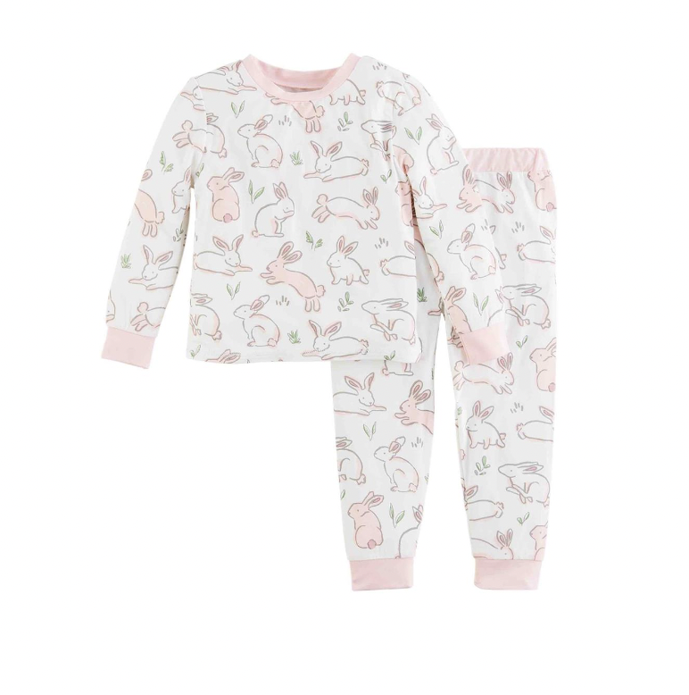 Pink Bunny Pajama Set