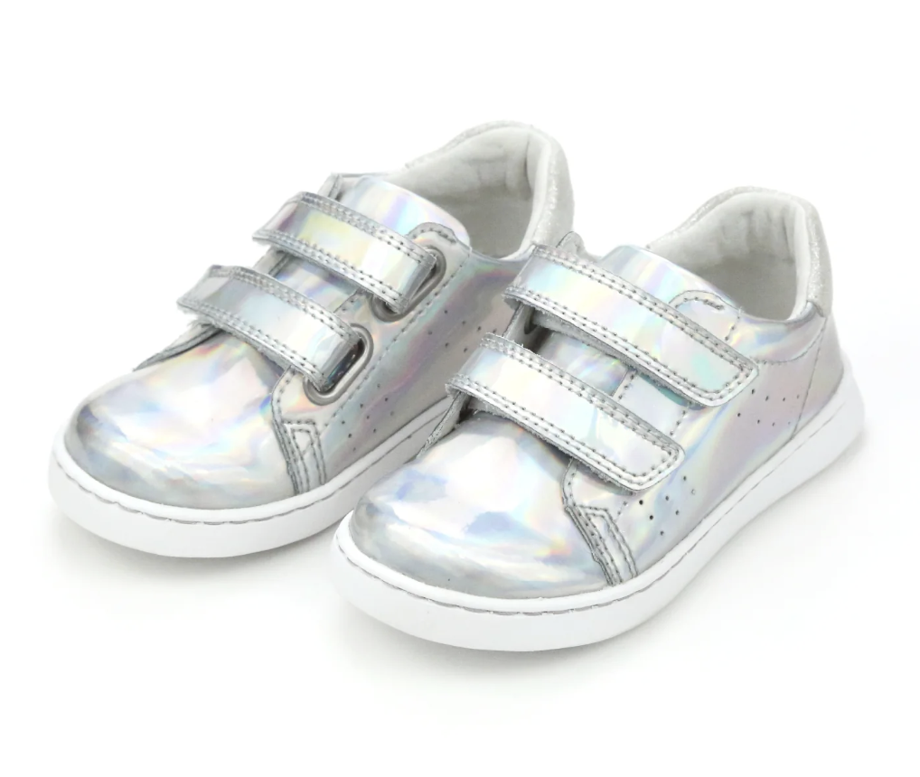 Kenzie Double Velcro Sneaker-Holographic