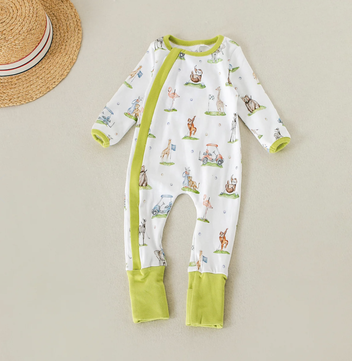 Putting Pals Zip-Up Onesie