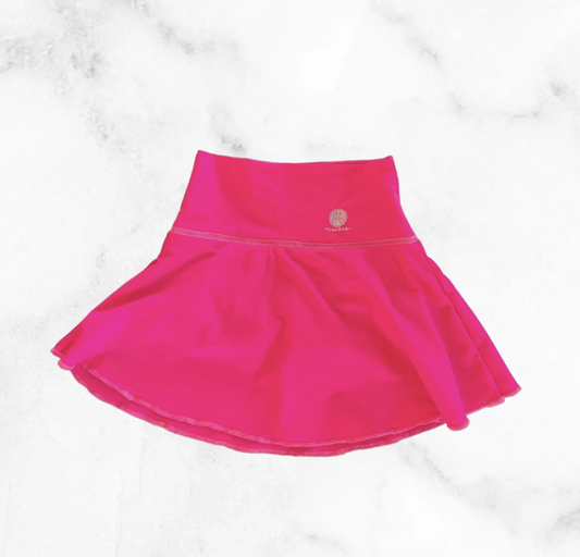 YB Hot Pink Tennis Skirt