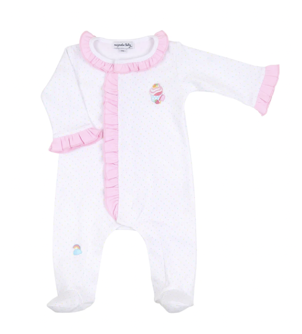 Summer Treats Emb Ruffle Footie