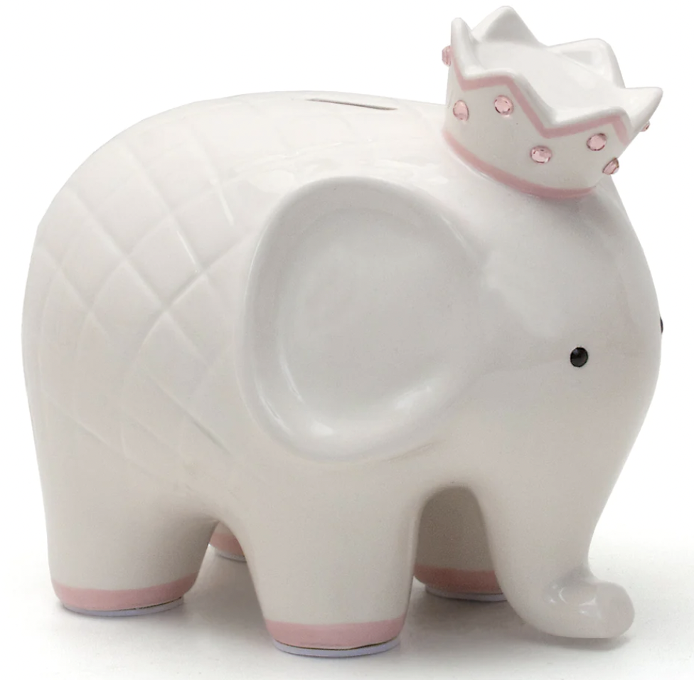 Pink Coco Elephant Bank