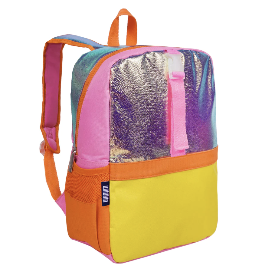 Orange Shimmer Pack It All Backpack