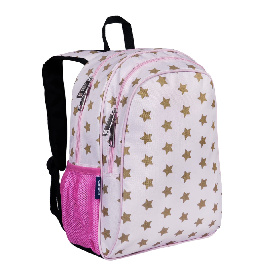 Pink/Gold Stars 15'' Backpack