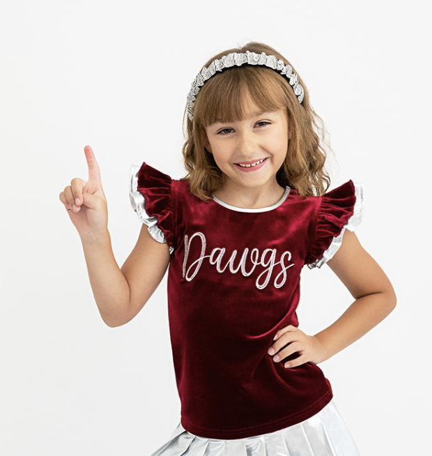 Evie's Closet Dawgs Velvet Shirt
