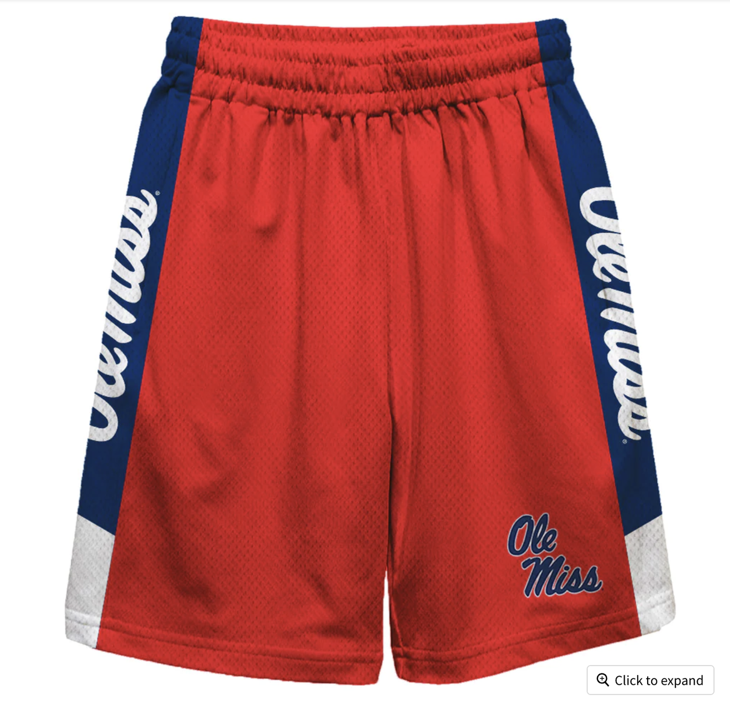 Ole Miss Rebels Game Day Mesh Shorts