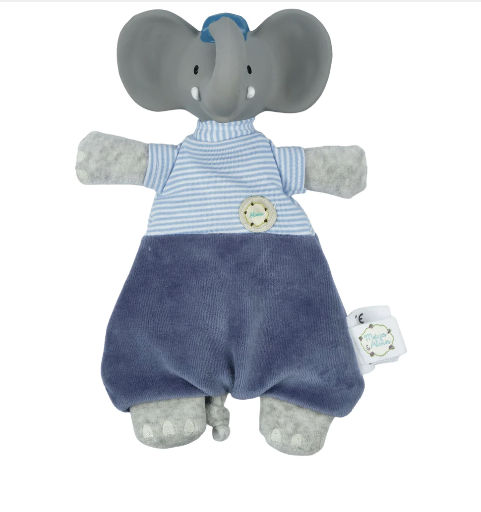 Alvin the Elephant Velour Lovey