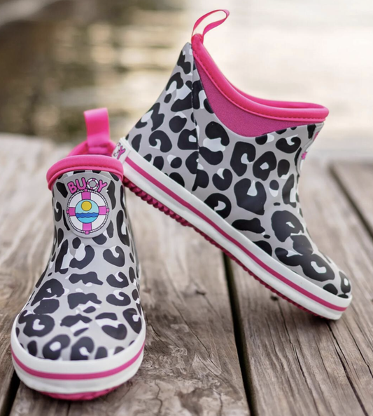 Buoy Boot - Kids - Pink Cheetah