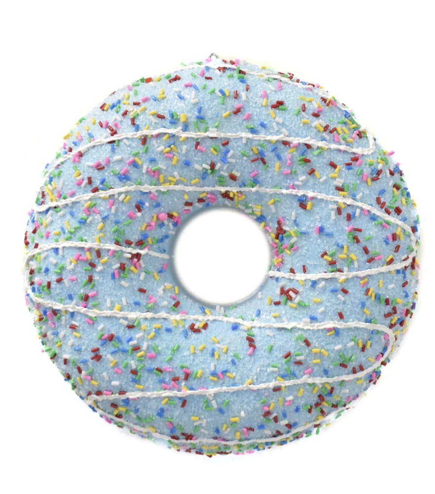 Sprinkle Covered Donut Ornament