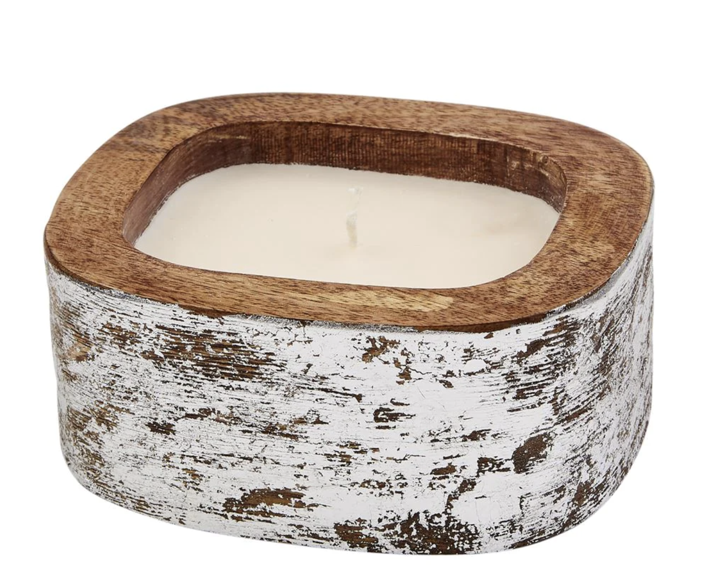 Mudpie Silver Wood Candle