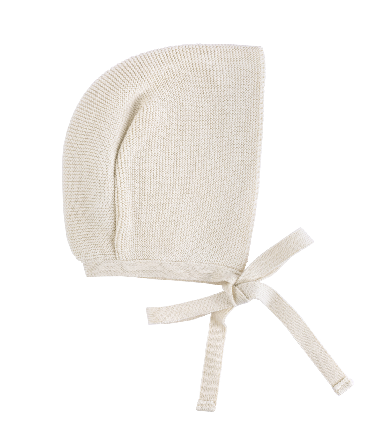 Ecru Classic Knit Bonnet