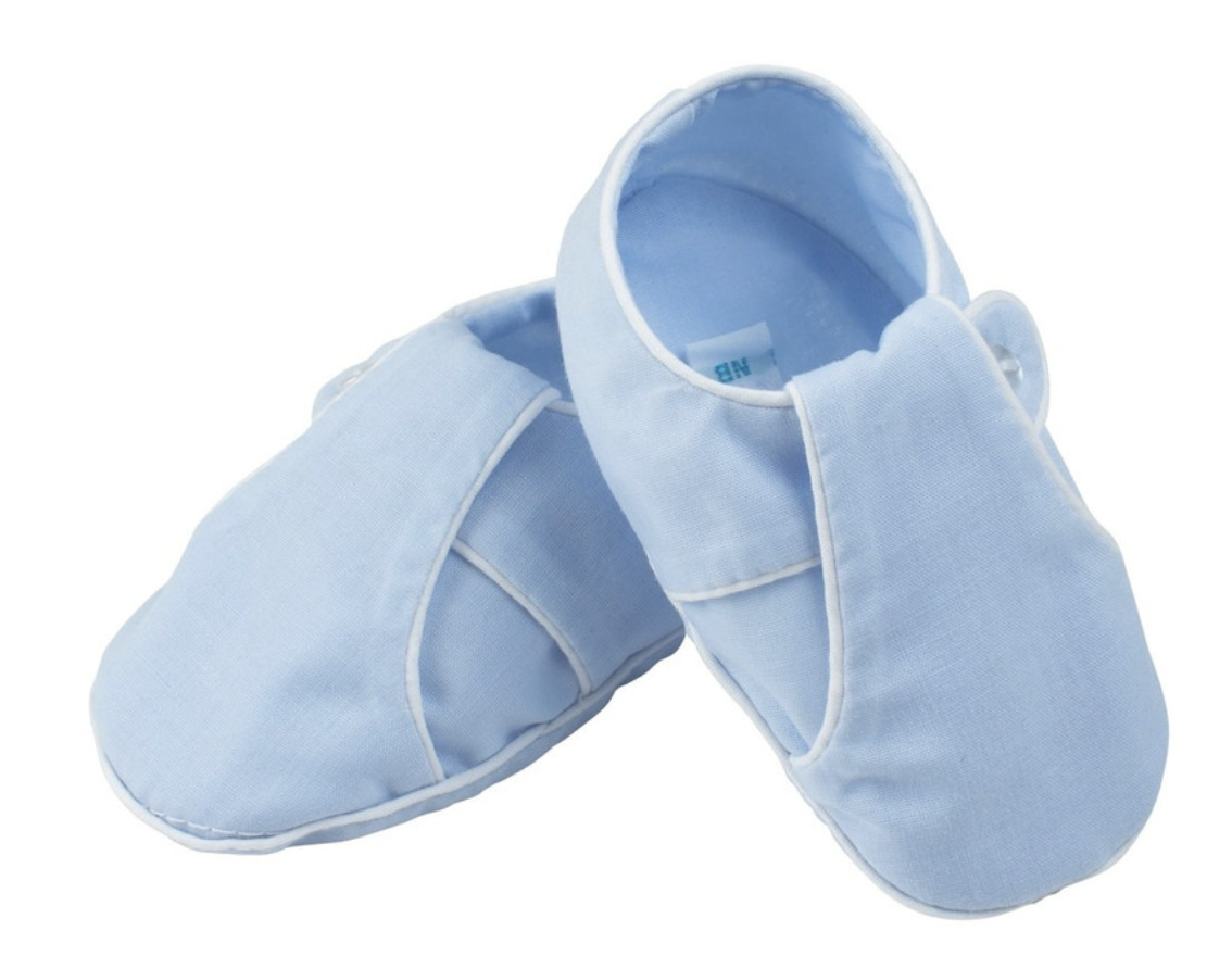 Blue Boy T-Strap Booties