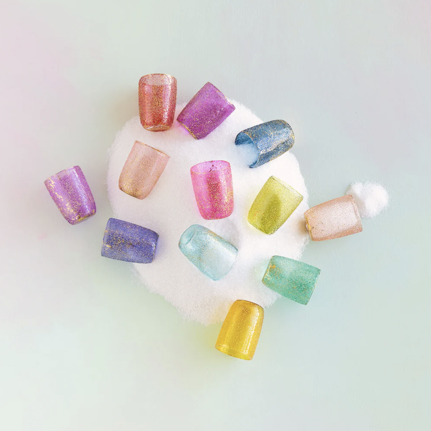 GV 2.75" Rainbow Sparkle Votive