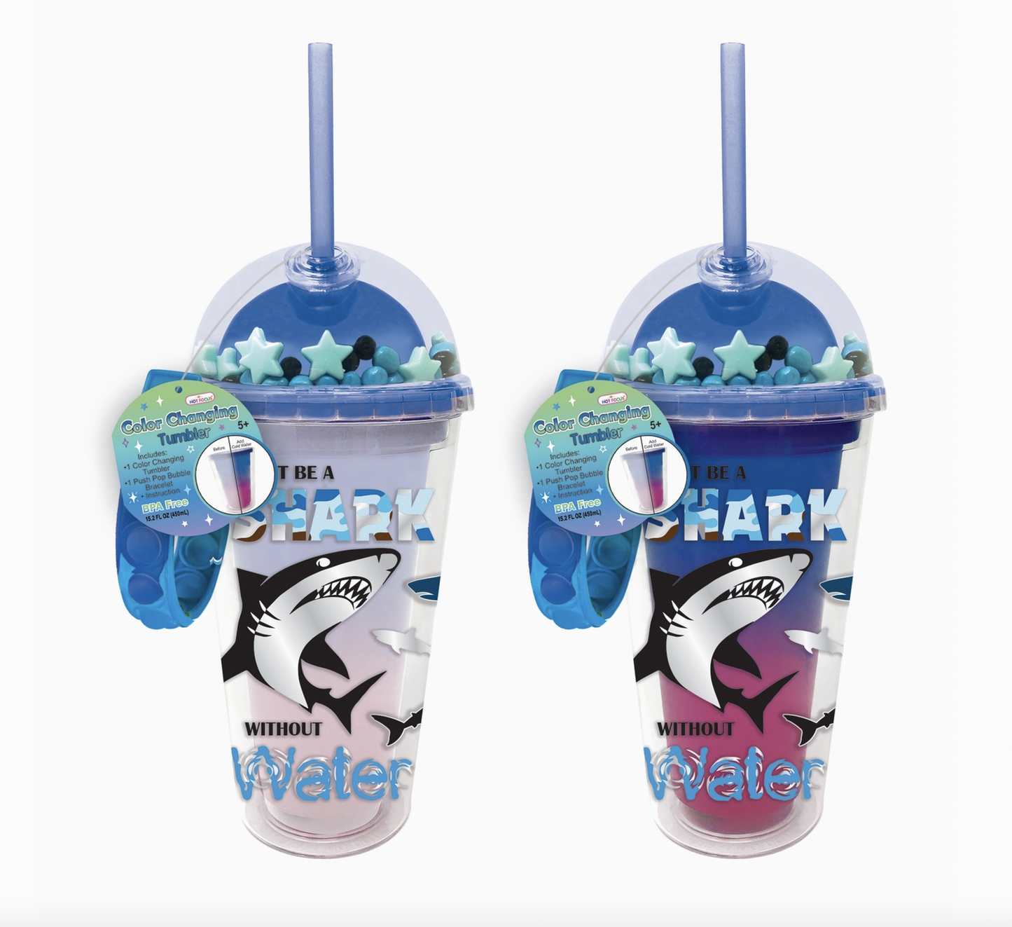 Shark Color Changing Tumbler