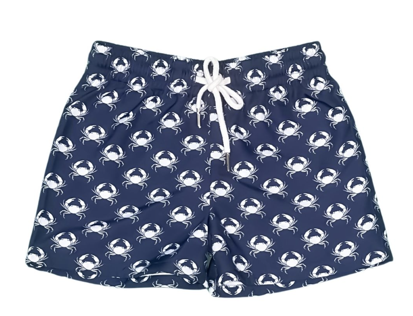 SWB Saint Simons Shorties Navy/White Crabs