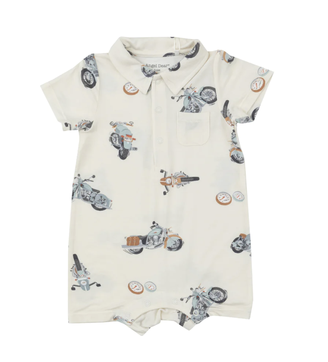 Angel Dear Vintage Motorcycles Polo Shortie