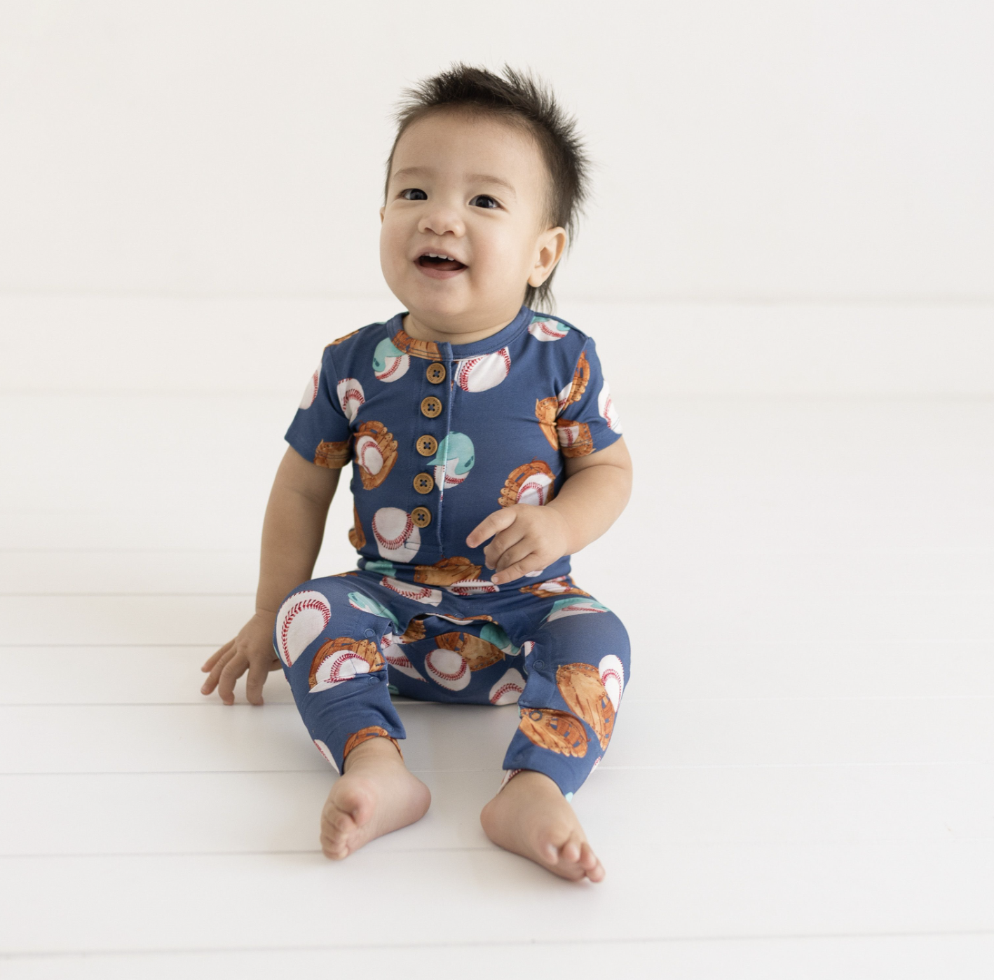 Posh Peanut offers short sleeve rompers