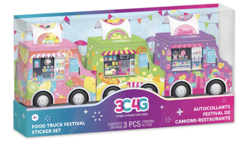 Food Truck Festival Sticker Set