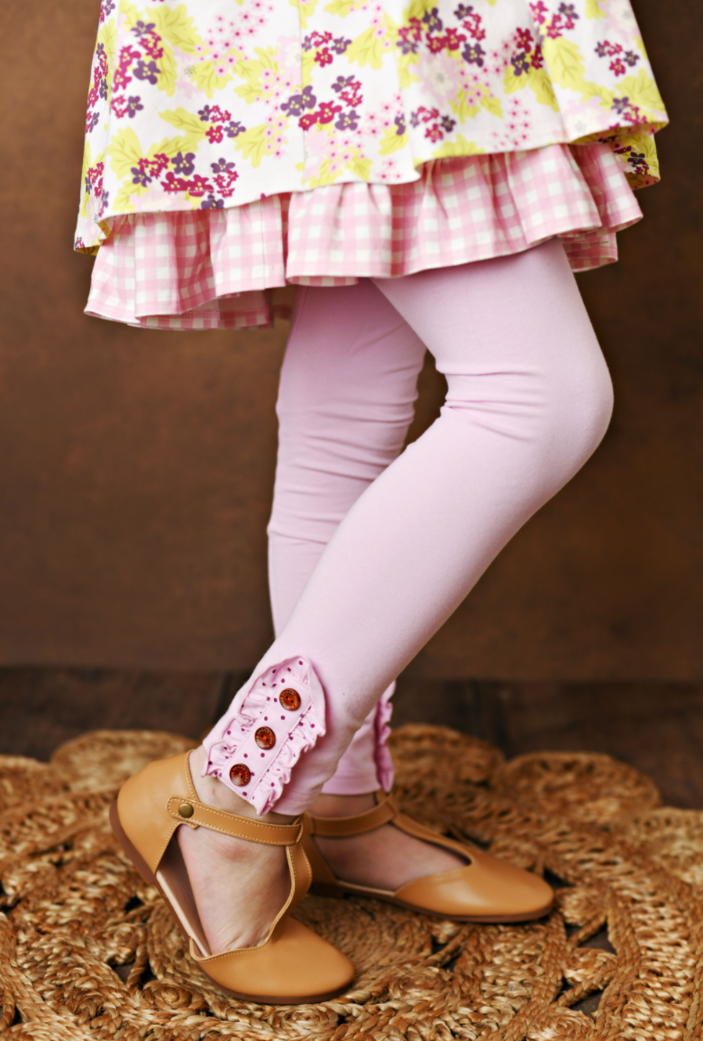 Prim Pocket Dress w/Petal Orchid Legging