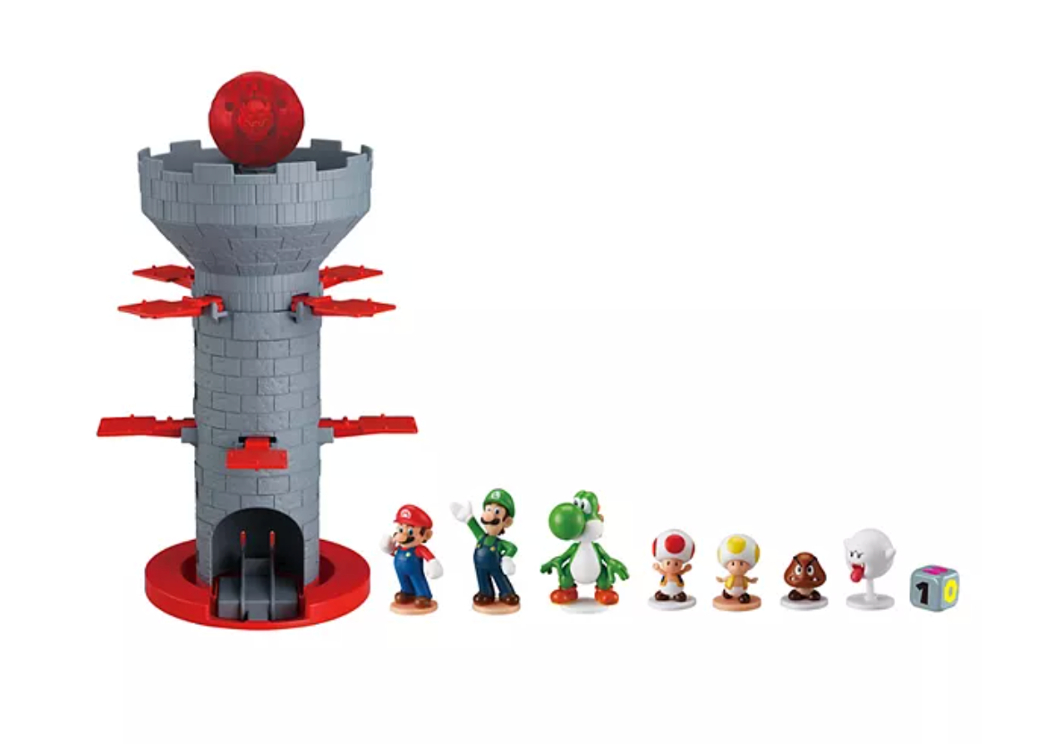 Super Mario Blow Up Shaky Tower Game