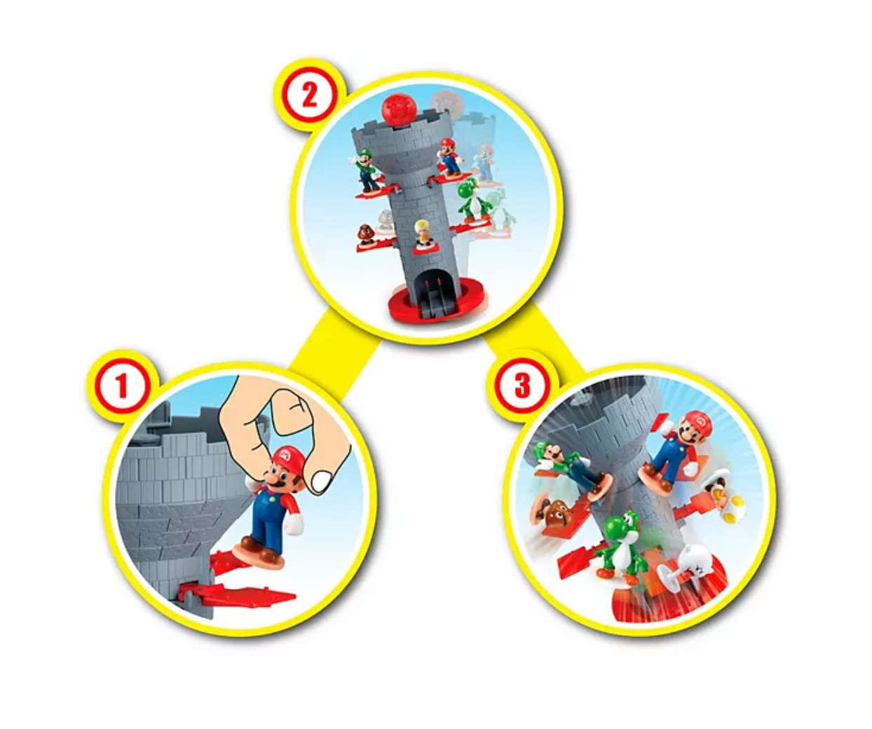 Super Mario Blow Up Shaky Tower Game