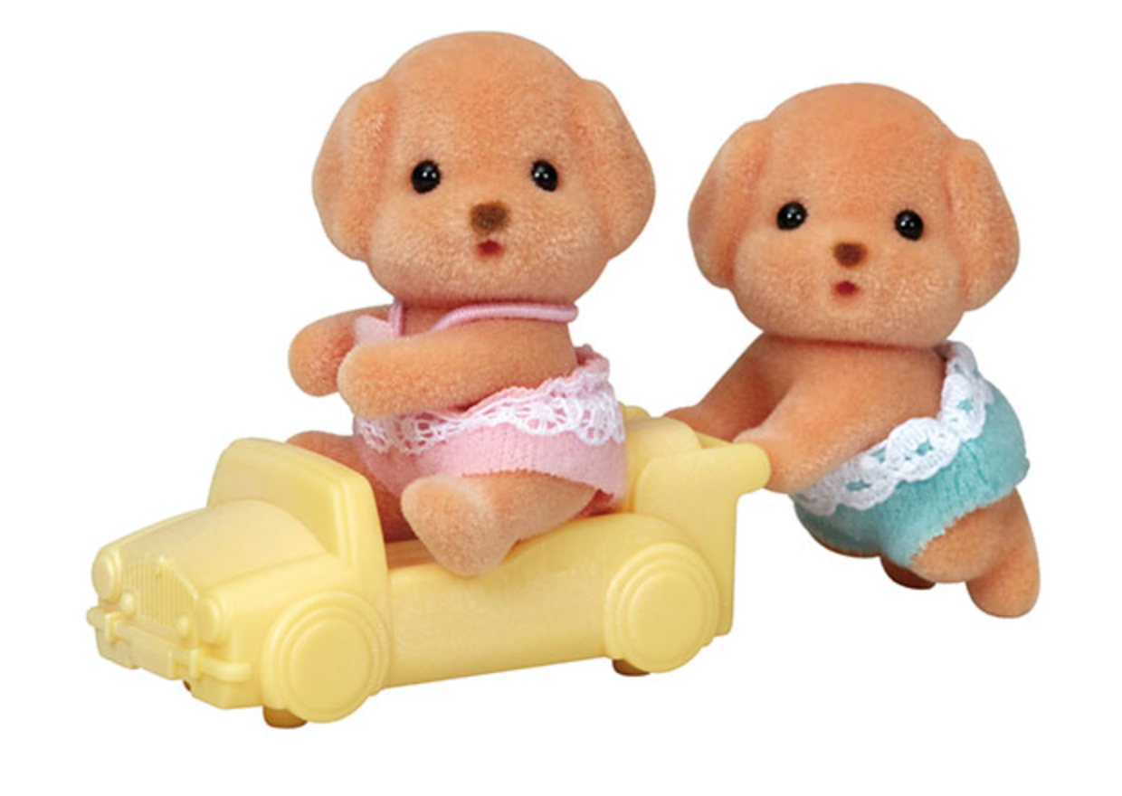 Calico Critters Toy Poodle Twins