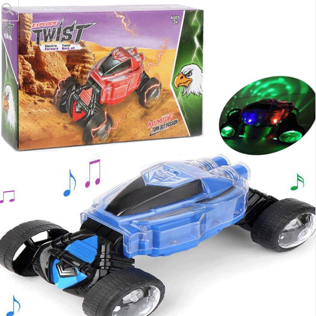 Explode Twist Dancing Car Blue