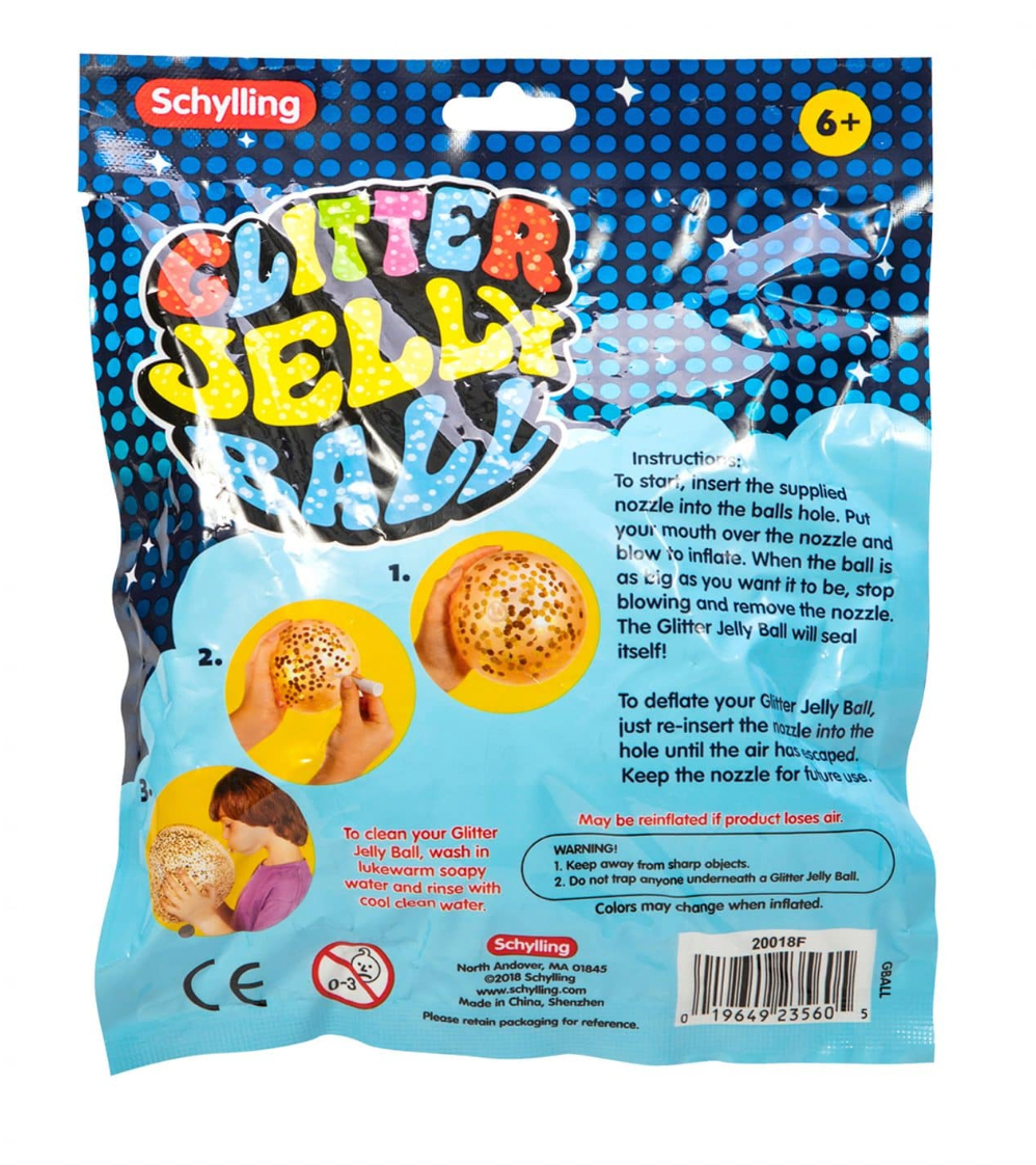 Jumbo Glitter Jelly Ball