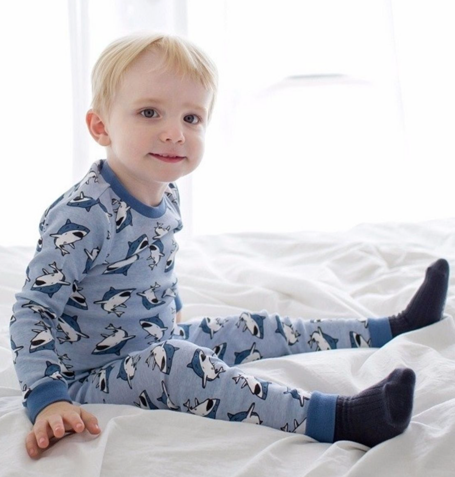 King Shark Long Sleeve PJ's