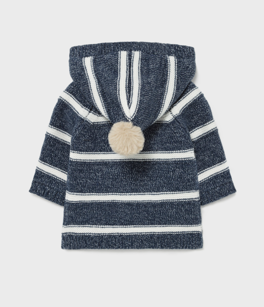 Woven Knit Hooded Jacket
