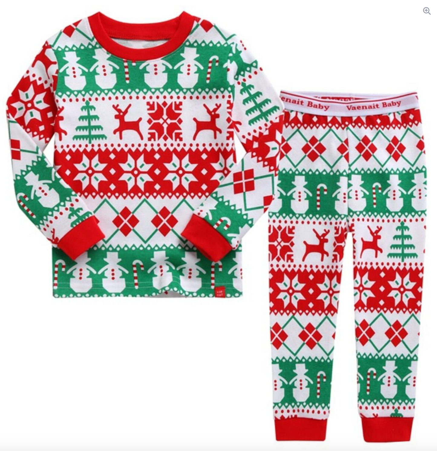 Snow Flower Long Sleeve Pjs