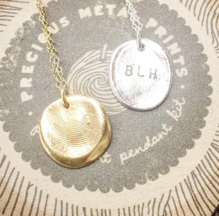 FINGERPRINT PENDANTCustom Gold Fingerprint Pendant