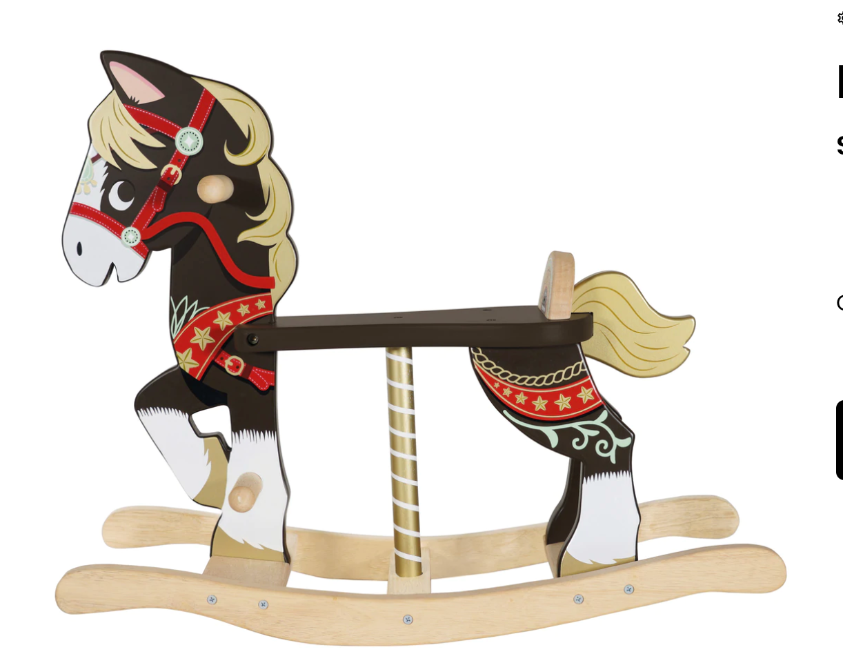 Wooden Rocking Horse