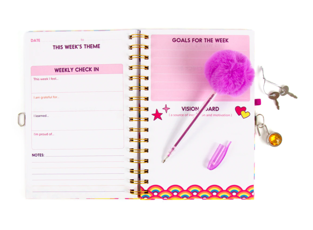 Rainbow Locking Activity Journal