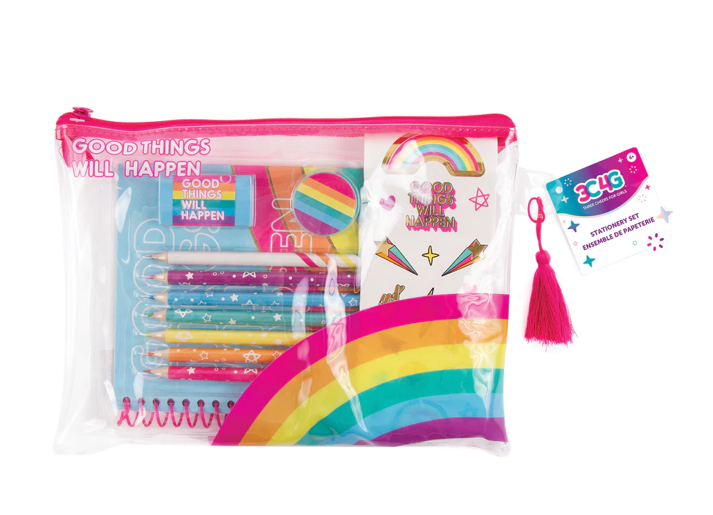 Rainbow Bright Stationery Set