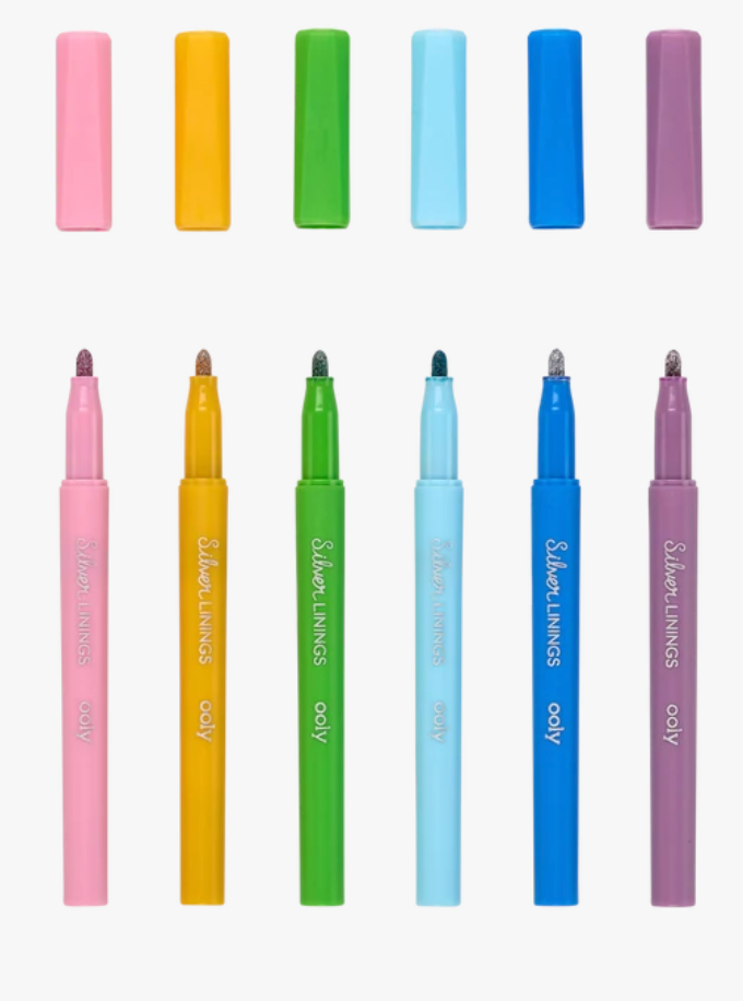 silver linings outline markers