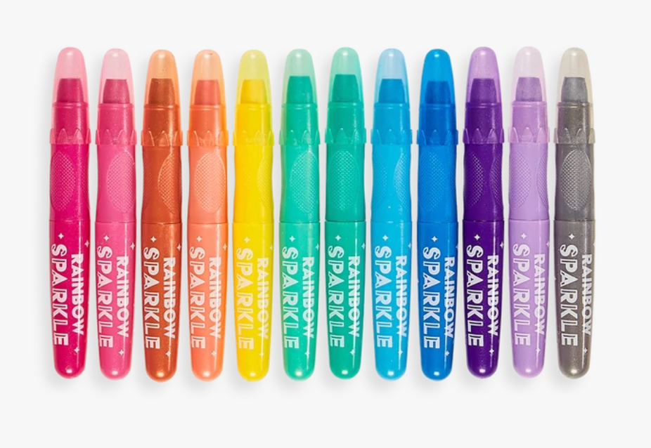 Rainbow Sparkle Watercolor Gel Crayons
