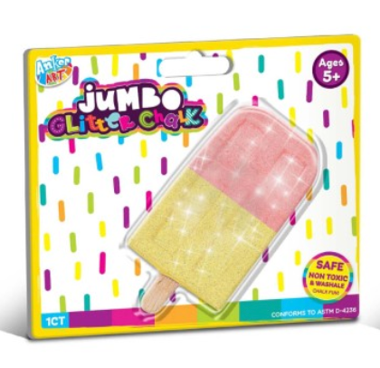 Jumbo Shape Glitter Chalk