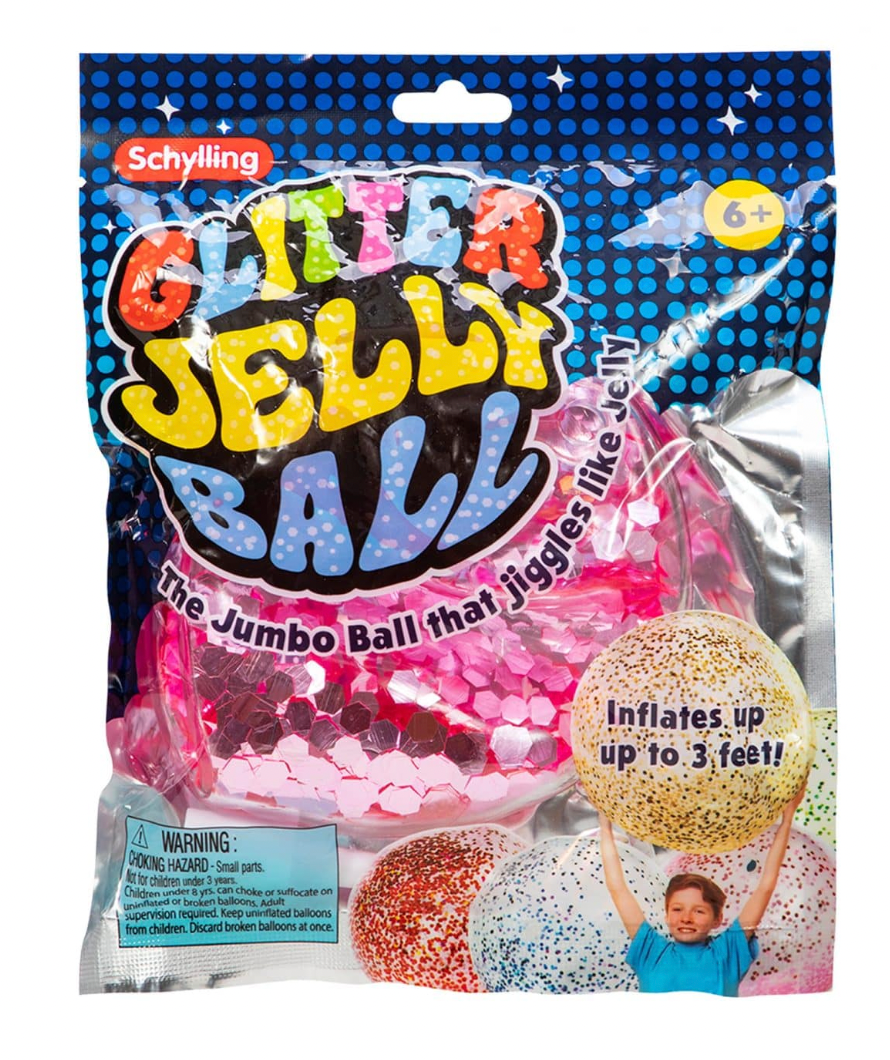Jumbo Glitter Jelly Ball