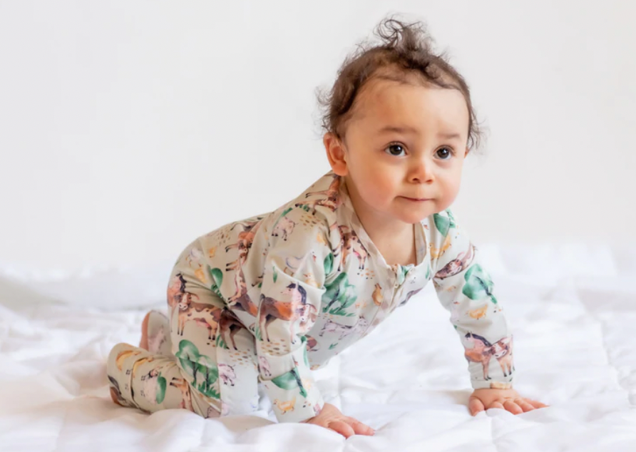 E-I-E-I-O Bamboo Zippy Romper