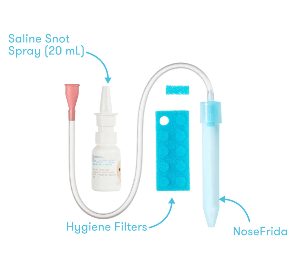 NoseFrida THE SNOTSUCKER SALINE KIT