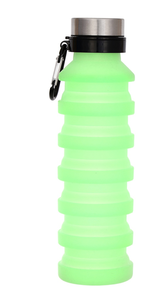 Glow in the Dark Collapsible Water Bottle